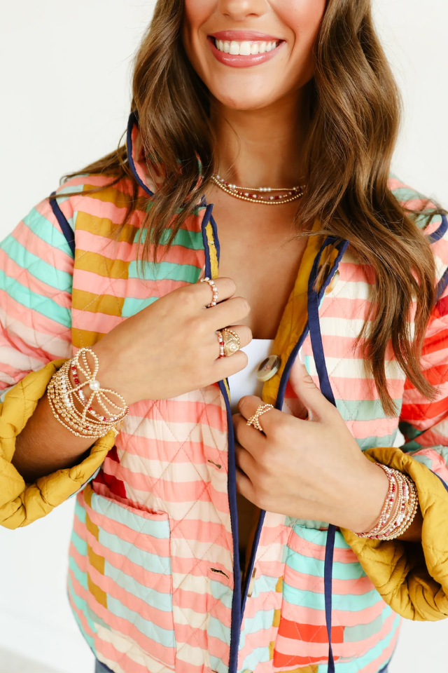 Beaded Blondes Chai Spring Sprinkle Ring