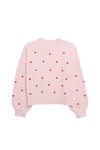 Shiraleah Hearts Sweater - Blush
