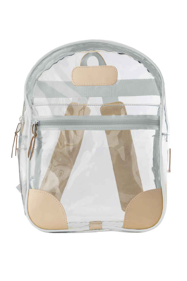 Jon Hart Personalize Clear Backpack - White