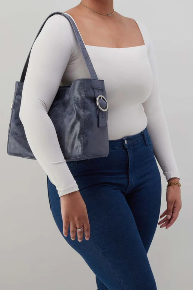 Hobo Render Shoulder Bag - Indigo Sky