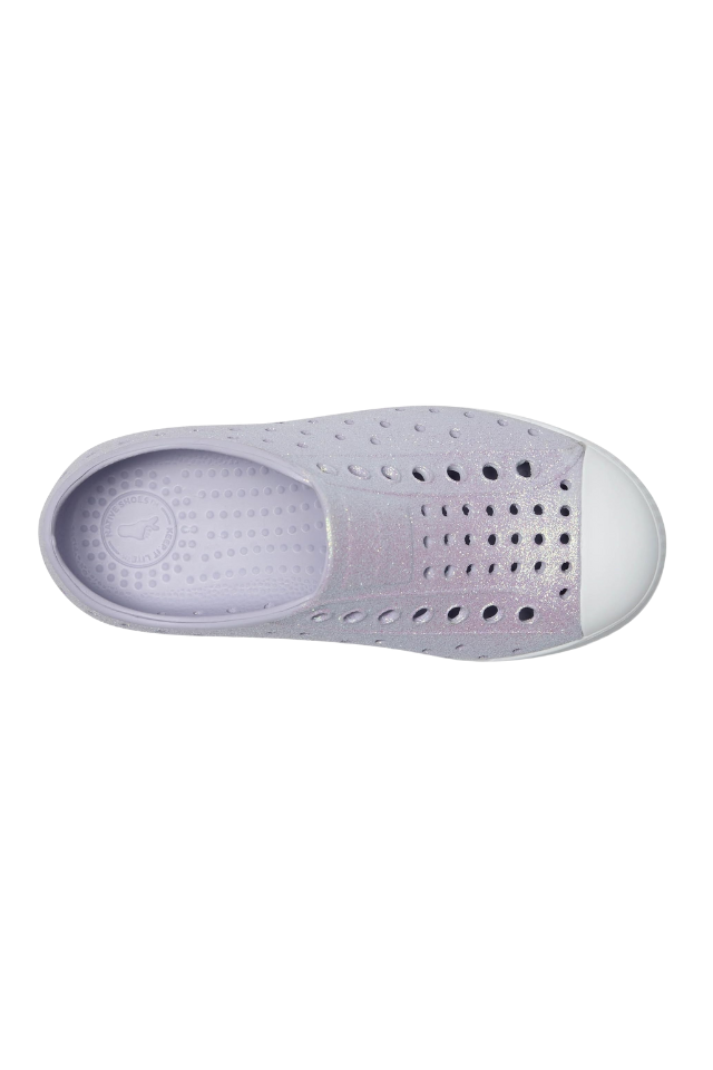 Native Jefferson Bio-Bling Kids - Future Purple Bling/Shell White
