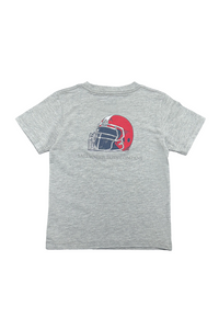 Saltwater Boys SS Red Helmet Graphic Tee - Grey