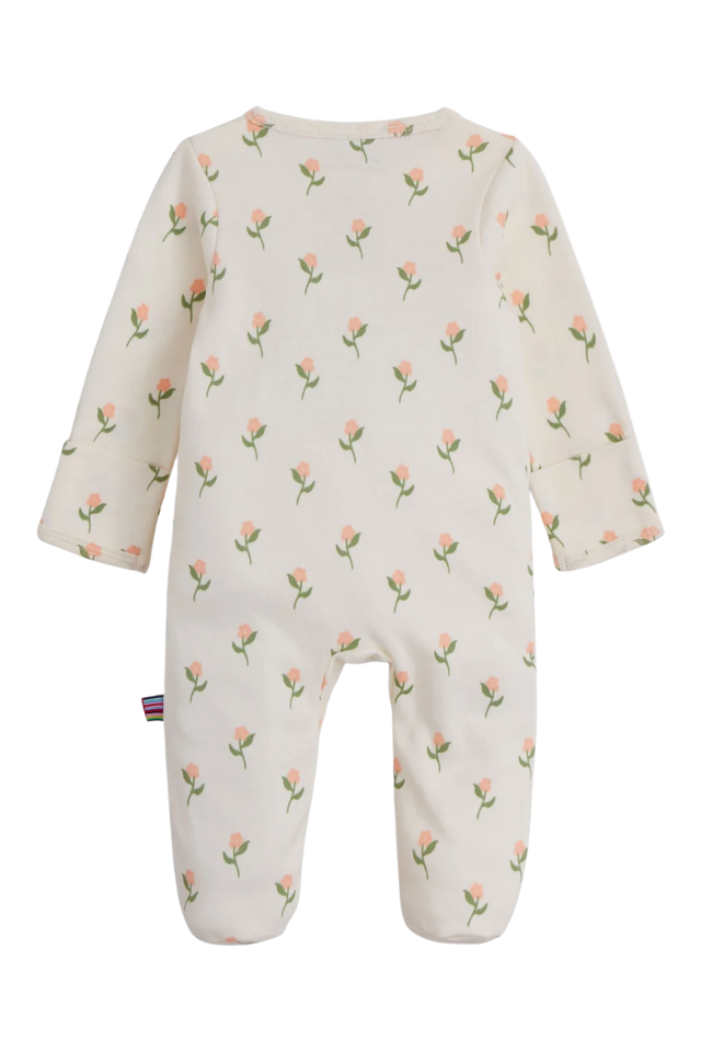 Magnetic Me Organic Cotton Footie - Floral Chicken Tender