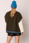 In Love Sherpa Varsity Vest