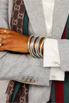 BuDhaGirl All Weather Bangles Set of 6 - Silver