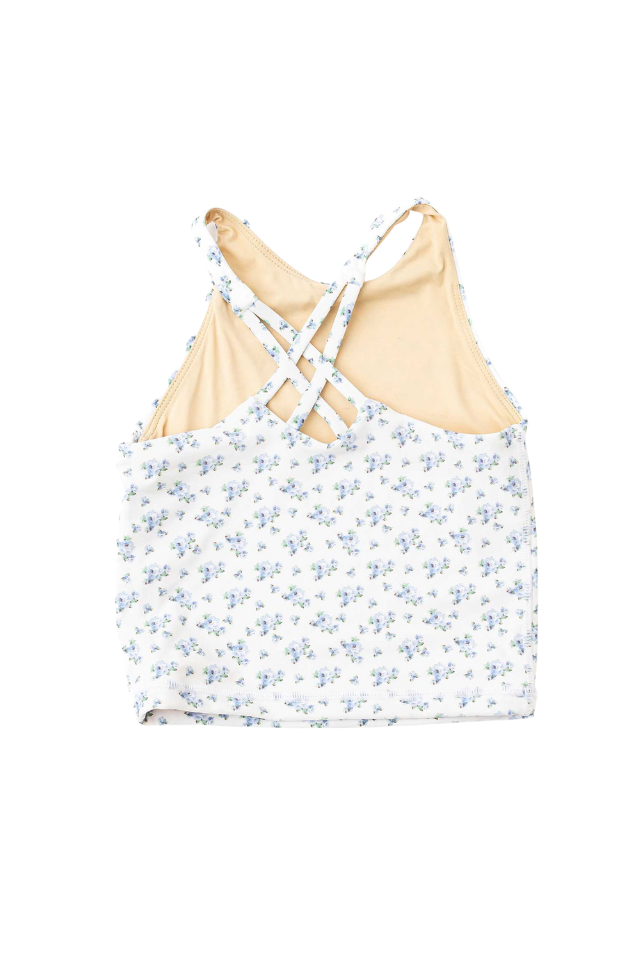SC Active Tank - Cottage Floral Blue
