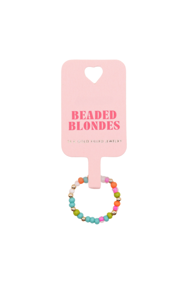 Beaded Blondes Groovy Sprinkle Ring