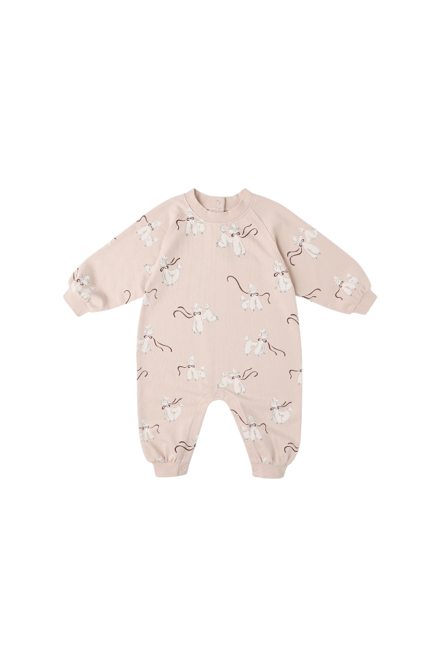 Rylee + Cru Raglan Jumpsuit - Poodles