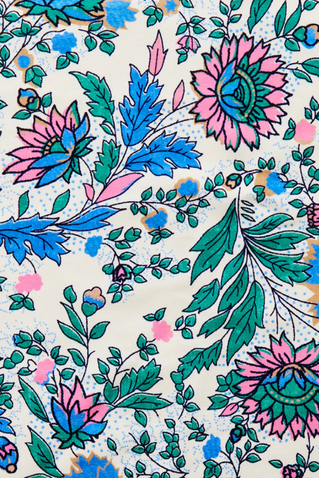 Carve Pipa Compression Bottom - Cloud Multifloral