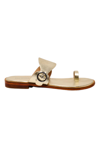 Free People Barcelona Sandal - Gold Metallic