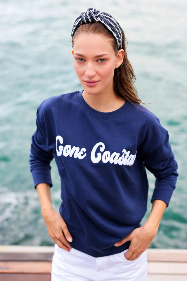 Gone Coastal Sweatshirt - Navy