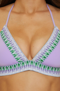 Becca Fiesta Halter Top - Bellflower