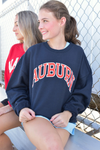 Scarlet & Gold Molly Cozy Crew - Auburn