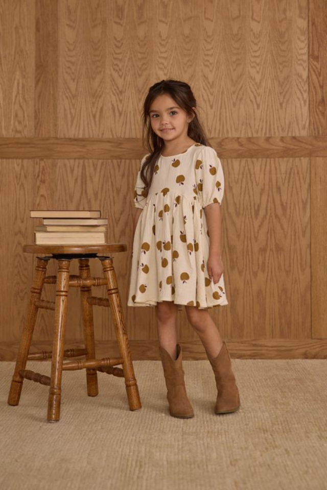 Rylee + Cru Rose Dress - Golden Apples