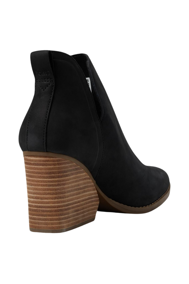 TOMS Eliza Boot - Black Nubuck