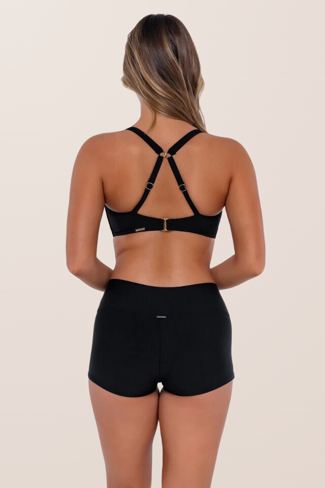 Sunsets Taylor Bralette - Black