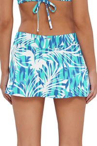 Sunsets Sporty Swim Skirt - Sea Breeze