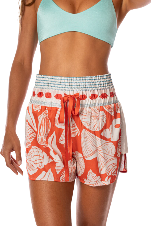 Maaji Australian Reef Rhino Shorts - Bright Red