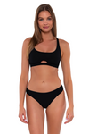 Sunsets Brandi Bralette - Black