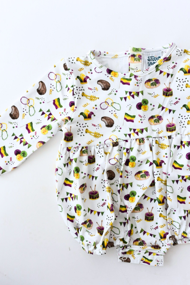 Studio Smocks Mardi Gras Bubble