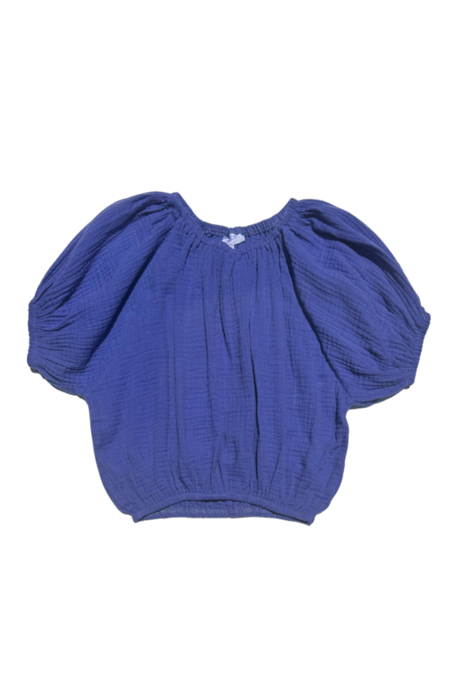 Pleat Alexis Top - Royal