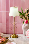 Two's LED Table Lamp w/ Gold Bow