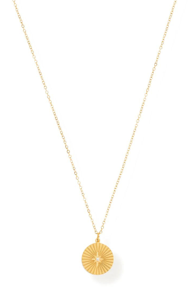 Ellie Vail Rue Sunburst Layer Necklace