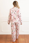 8 Oak Lane Flannel Long PJ Set - Nutcracker Rose