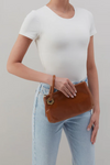 Hobo Daisy Daze LG Wristlet - Truffle