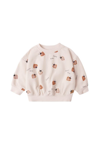 Quincy Mae Relaxed Sweatshirt - Love Bug