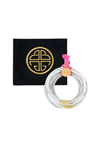 BuDhaGirl All Weather Bangles Set of 6 - Silver