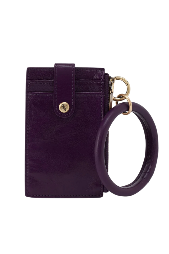 HOBO Ring Credit Card Wristlet - Deep Purple