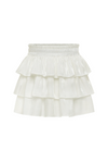 Pleat Luna Skirt - White