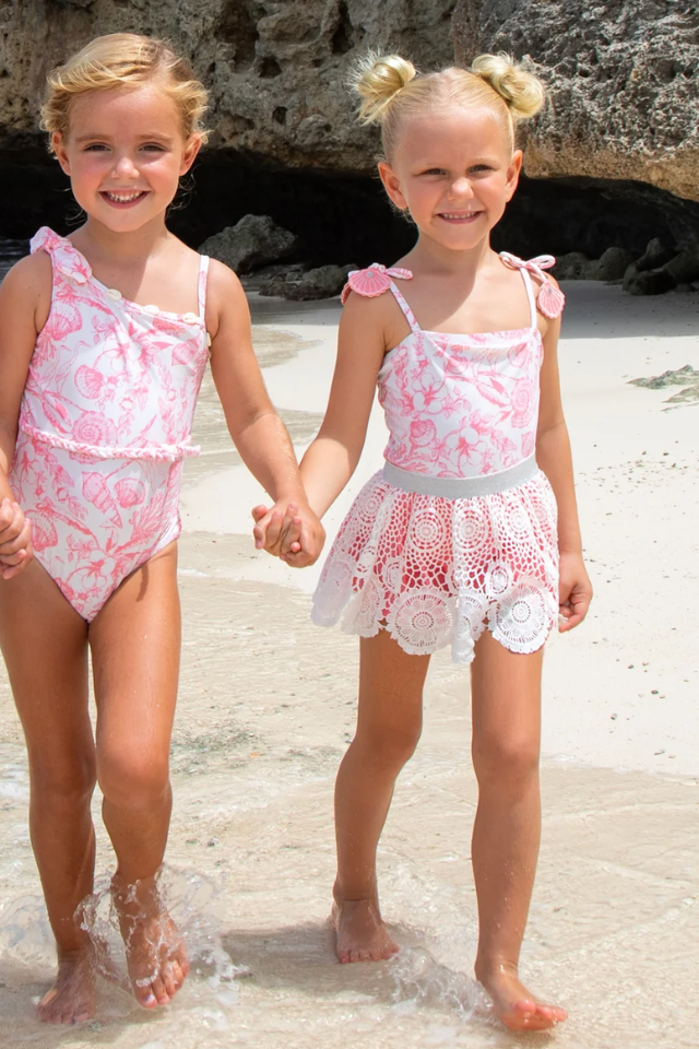 SC 1pc and Skirt - Seaside Toile