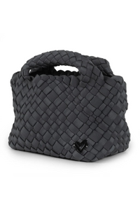 PreneLOVE Tiny Woven Tote - Charcoal