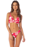 Maaji Candy Flower Flirt Bottom - Open Red