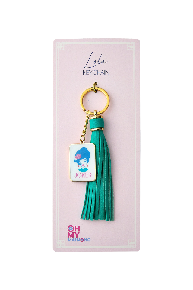 Oh My Mahjong Lola Keychain