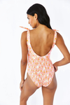 Citrine Swim Laurel One Piece - Coral Floral