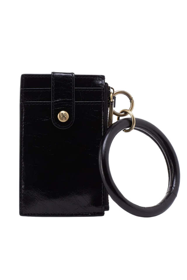 HOBO Ring Credit Card Wristlet - Black