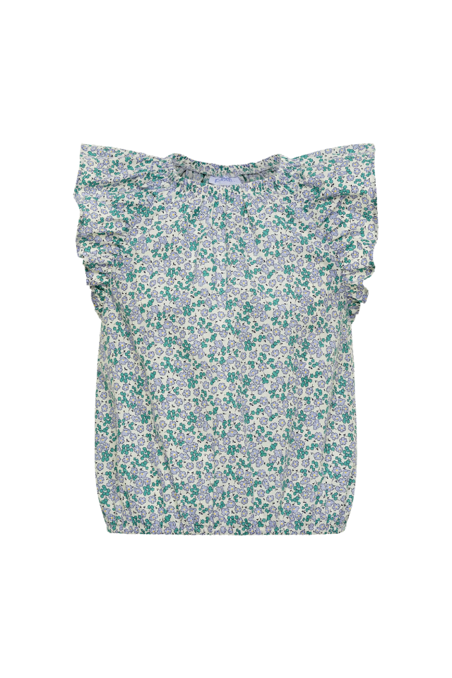 Pleat Allie Top - Meadow