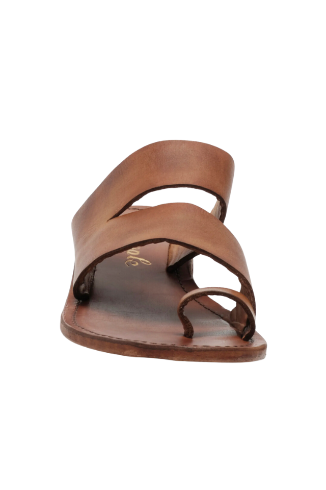 Free People Abilene Toe Loop Sandal - Luggage