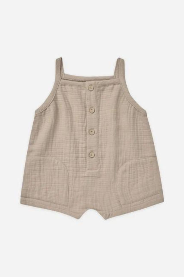 Quincy Mae Oakley Romper - Oat