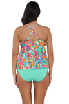 Sunsets Marin Tankini - Festive Floral Sandbar Rib