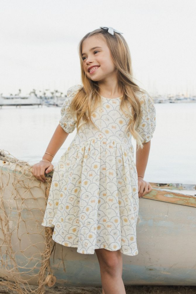 Rylee + Cru Rose Dress - Nautical