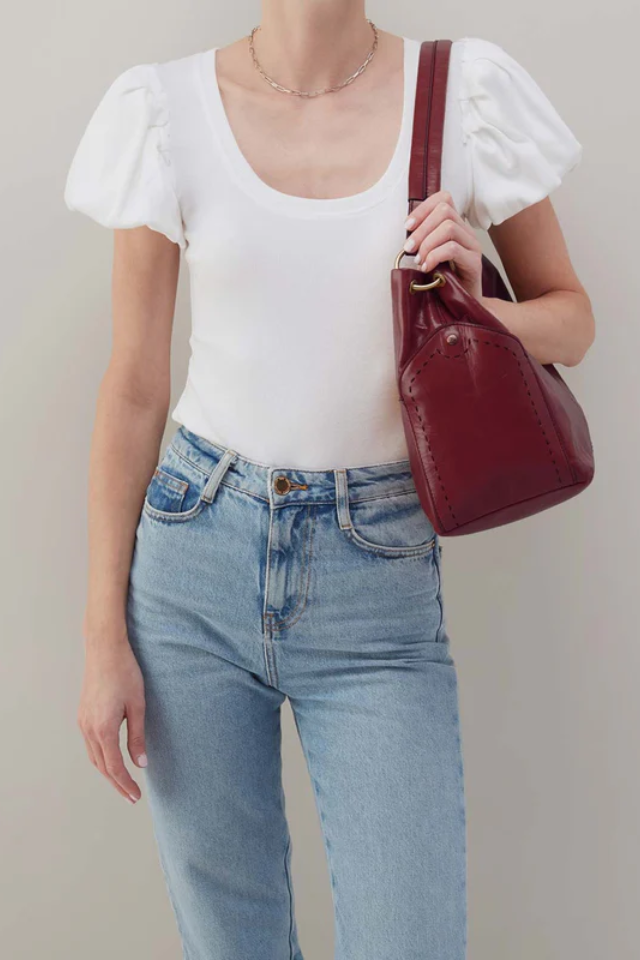 Hobo Seneca Shoulder Bag - Saddleberry