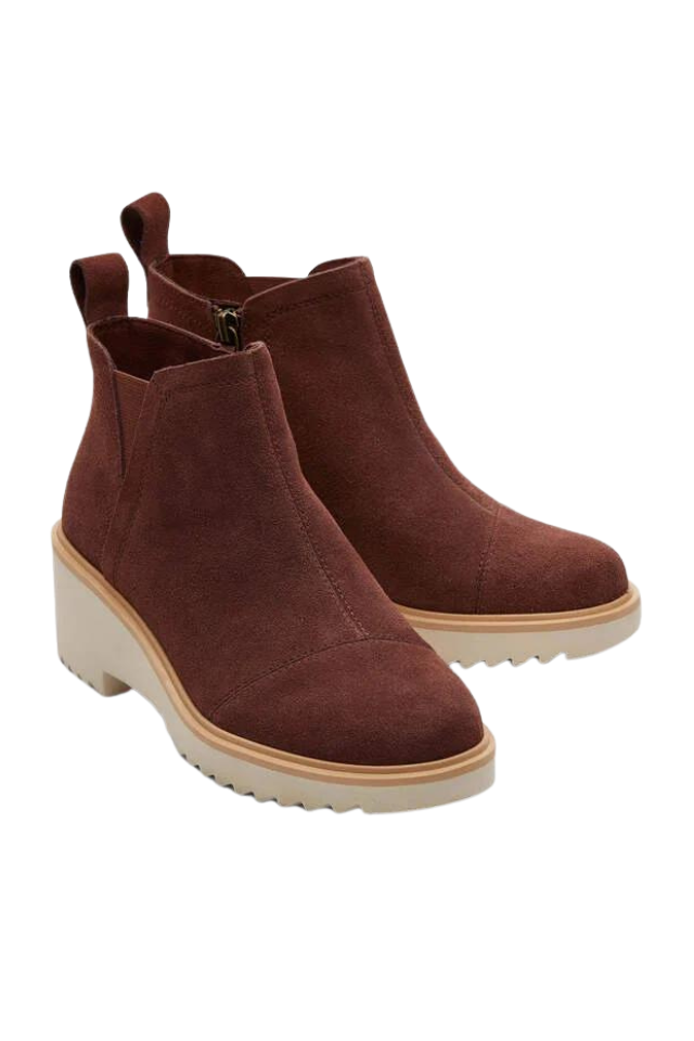 TOMS Maude Boot - Chestnut Dark Brown