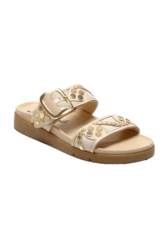 Free People Revelry Studded Sandal - Plaster