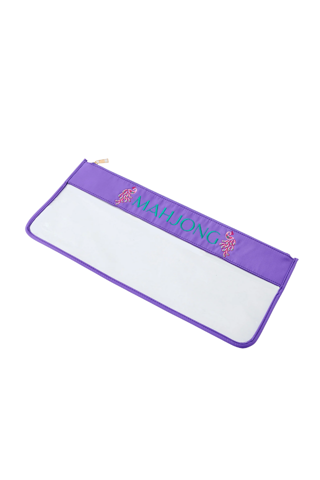Oh My Mahjong Bag - Purple Peacock