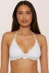 Becca Colette Banded Halter - White