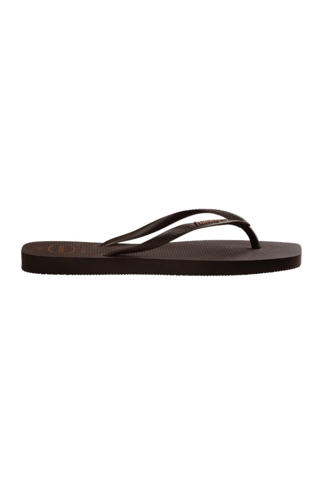 Havaianas Slim Square Sandal -  Dark Brown